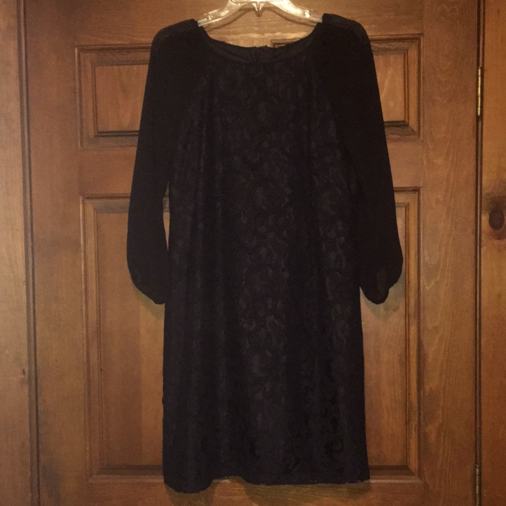 Coldwater Creek Black Lace Dress